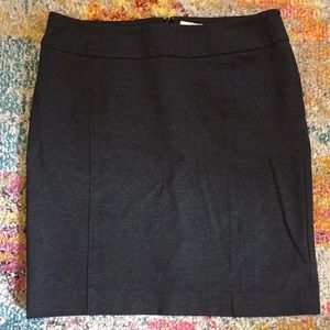 Dark grey halogen pencil skirt size:12 like new!